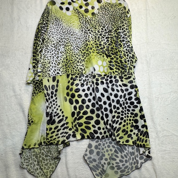 Frank Lyman Cardigan Womens Size 20 Animal Print Maximalist Boho Chic - Picture 8 of 8